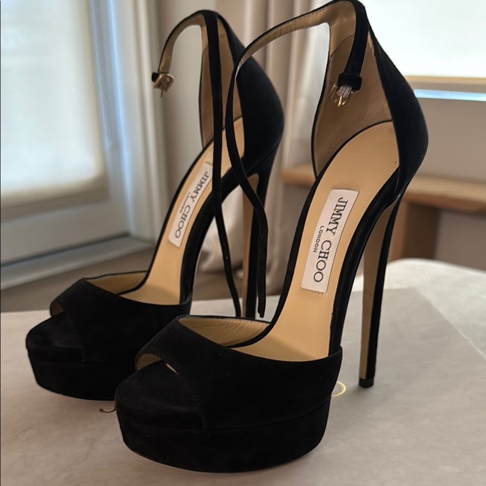 Jimmy Choo Black Women's Heels
